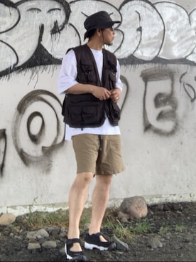 Kemujiさん（メンズ・170cm）の夏コーディネート