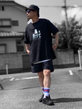 Kemujiさん（メンズ・170cm）の夏コーディネート