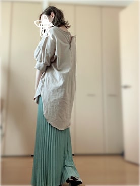 「classicalelf（クラシカルエルフ）のアイテム（トップス）」を使った、m⑅﻿さん（レディース・156cm）の春コーディネート