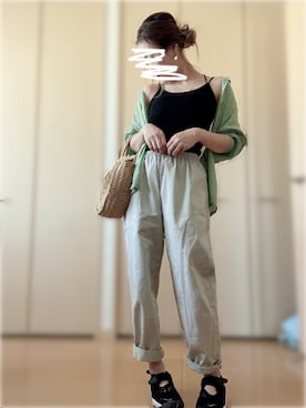 「fifth（フィフス）のアイテム」を使った、m⑅﻿さん（レディース・156cm）の夏コーディネート