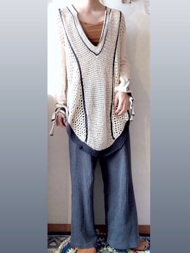 jun mikami ジュンミカミ　Ｖネックニット vネックニット | jun mikami