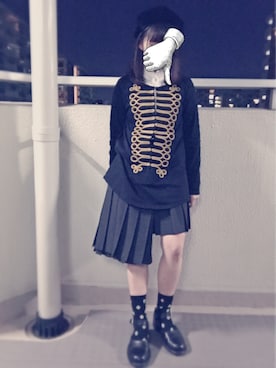 「tricot COMME des GARCONS（トリココムデギャルソン）のアイテム」を使った、suuさん（レディース・151cm）の冬コーディネート