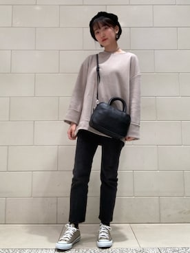 「collex（コレックス）のアイテム」を使った、suuさん（レディース・151cm）の秋コーディネート