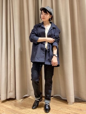 「collex（コレックス）のアイテム（ブルゾン）」を使った、suuさん（レディース・151cm）の秋コーディネート