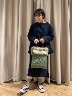 「collex（コレックス）のアイテム」を使った、suuさん（レディース・151cm）の秋コーディネート