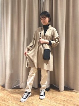 「collex（コレックス）のアイテム」を使った、suuさん（レディース・151cm）の秋コーディネート
