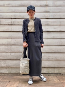 「Nine Tailor(ナインテイラー)のアイテム」を使った、suuさん(レディース・151cm)の春コーディネート