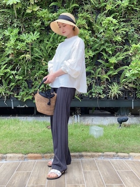 「collex（コレックス）のアイテム」を使った、suuさん（レディース・151cm）の春コーディネート