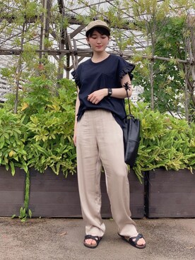 「collex（コレックス）のアイテム」を使った、suuさん（レディース・151cm）の春コーディネート