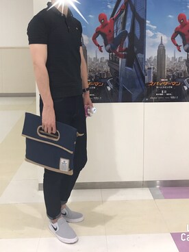 「HERE'S（HERE'S）のアイテム（トップス）」を使った、watallica.7さん（メンズ・171cm）の夏コーディネート