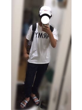 「JAM（ジャム）のアイテム（キャップ）」を使った、MEIさん（レディース・159cm）の夏コーディネート