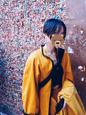 「Aer（エアー）のAer　TECH SLING（ショルダーバッグ、ブラック系）」を使った、きむさん（レディース・157cm）の秋コーディネート