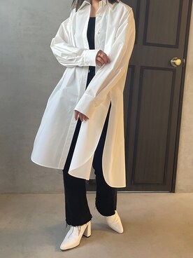 「アイテム（シャツ/ブラウス）」を使った、bleublanc_zozoさん（レディース）の秋コーディネート