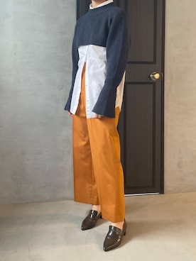 「アイテム（パンツ）」を使った、bleublanc_zozoさん（レディース）の秋コーディネート