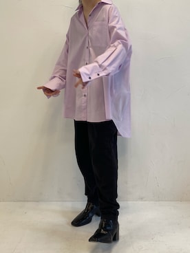 「アイテム（シャツ/ブラウス）」を使った、bleublanc_zozoさん（レディース）の秋コーディネート