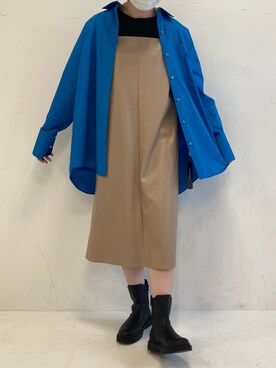 「アイテム（シャツ/ブラウス）」を使った、bleublanc_zozoさん（レディース）の秋コーディネート