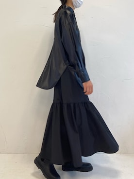 「アイテム（シャツ/ブラウス）」を使った、bleublanc_zozoさん（レディース）の秋コーディネート