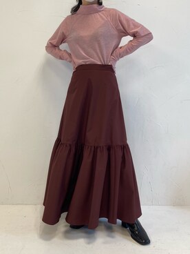 「アイテム（Tシャツ/カットソー）」を使った、bleublanc_zozoさん（レディース）の秋コーディネート