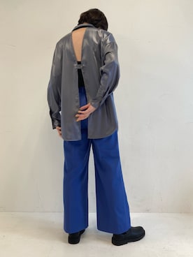 「アイテム（シャツ/ブラウス）」を使った、bleublanc_zozoさん（レディース）の秋コーディネート