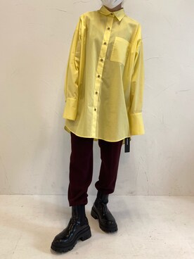 「アイテム（シャツ/ブラウス）」を使った、bleublanc_zozoさん（レディース）の秋コーディネート