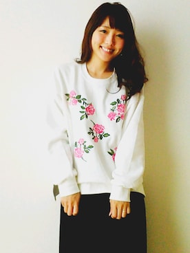 「BlackLabelのアイテム」を使った、みつみさん（レディース・166cm）の春コーディネート