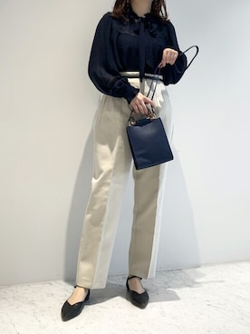 「ANEVER（アンエバー）のアイテム」を使った、オグラさん（レディース・166cm）の冬コーディネート