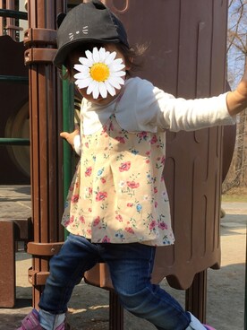 もっぷがーるさん（キッズ・100cm）の春コーディネート