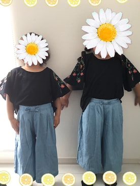 もっぷがーるさん（キッズ・100cm）の夏コーディネート