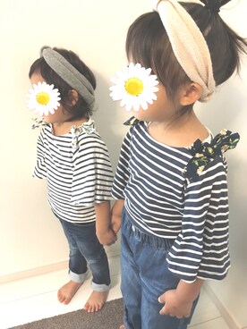 もっぷがーるさん（キッズ・100cm）の秋コーディネート