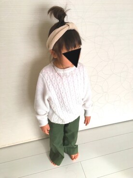 もっぷがーるさん（キッズ・100cm）の冬コーディネート