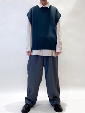 「Confirm（コンファーム）のアイテム」を使った、コンファーム・イルズ・フロウリッシュ KYOTOさん（メンズ・178cm）の春コーディネート