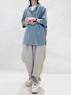 「Confirm（コンファーム）のアイテム」を使った、コンファーム・イルズ・フロウリッシュ KYOTOさん（メンズ・175cm）の春コーディネート
