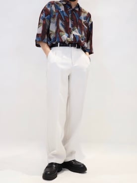 「Confirm（コンファーム）のアイテム」を使った、コンファーム・イルズ・フロウリッシュ KYOTOさん（メンズ・175cm）の春コーディネート