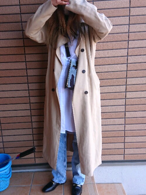 No Lveu のトレンチコートを使ったコーディネート Wear