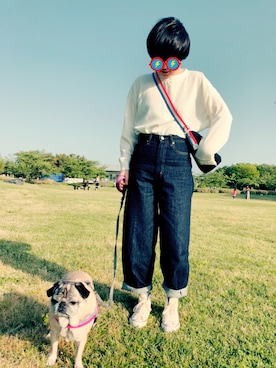 「pug」｜はなさん（レディース・160cm）の春コーディネート