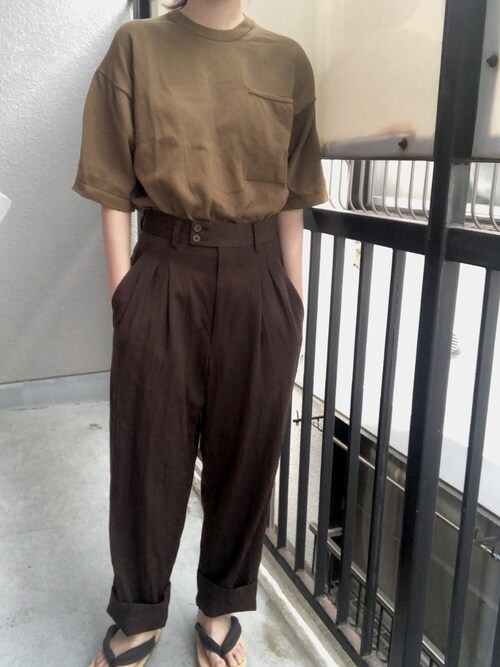 あ Crepusculeのtシャツ カットソーを使ったコーディネート Wear