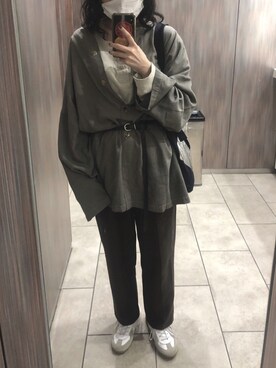 ベルトを使った ジャーマントレーナー のレディース人気ファッションコーディネート Wear