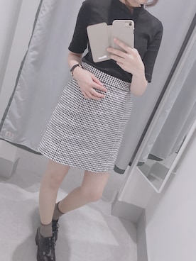 「archives（アルシーヴ）のアイテム（ブーティ）」を使った、KYOさん（レディース・155cm）の夏コーディネート