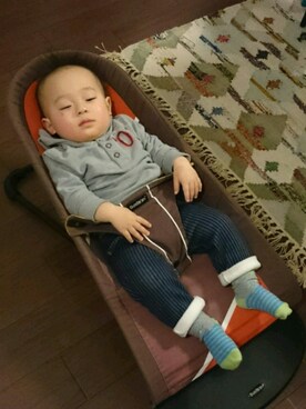「baby ampersand（ベビーアンパサンド）のアイテム」を使った、りさん（キッズ・80cm）の冬コーディネート