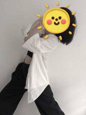 「日系极简」｜「アイテム（アンサンブル）」を使った、壹十叁月さん（レディース・168cm）の夏コーディネート