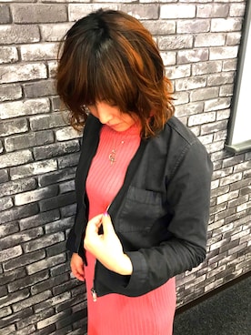 「アイテム（ブルゾン）」を使った、KAO_lucyさん（レディース・162cm・30代）の春コーディネート
