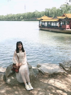 「CLOSED（クローズド）のアイテム」を使った、李sy1ngさん（レディース・154cm）の夏コーディネート