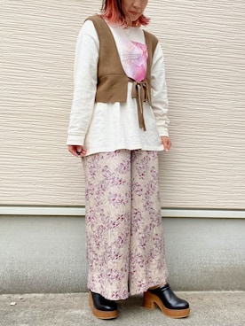 yukatoshibonさん（レディース・154cm）の春コーディネート