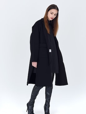 「MUZE（ミューズ）のアイテム（その他アウター）」を使った、GYFT by H>FRACTALさん（レディース・177cm）の春コーディネート
