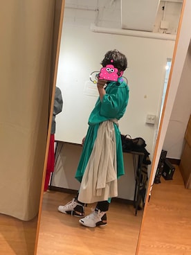 「浴衣」｜「アイテム（その他アウター）」を使った、162さん（メンズ・162cm）の冬コーディネート
