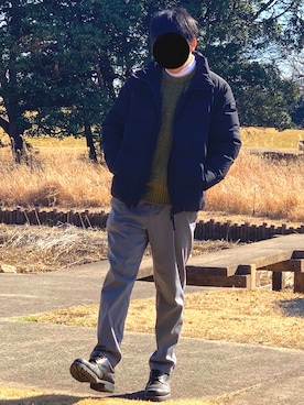 nnnさん（メンズ・178cm）の冬コーディネート