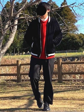 nnnさん（メンズ・178cm）の冬コーディネート