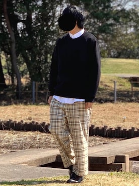 nnnさん（メンズ・178cm）の春コーディネート