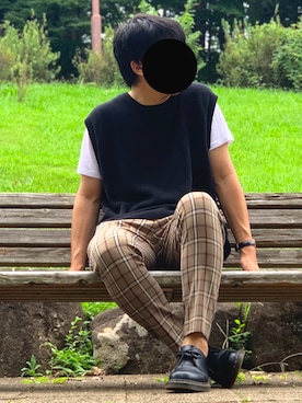 「ダニエルウェリントン」｜「アイテム（ブーツ）」を使った、nnnさん（メンズ・178cm）の秋コーディネート