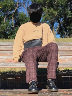 「NAUGHTIAM（ノーティアム）のアイテム」を使った、nnnさん（メンズ・178cm）の秋コーディネート